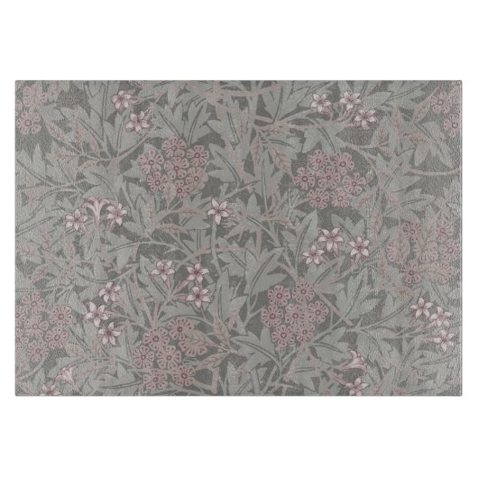 William Morris Jasmine Blume Pattern Schneidebrett (Vorderseite)