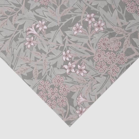 William Morris Jasmine Blume Pattern Seidenpapier (Ausschnitt)