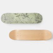 William Morris Jasmine Blume Wallpaper Art Skateboard (Horizontal)