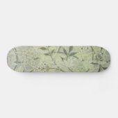 William Morris Jasmine Blume Wallpaper Art Skateboard (Horizontal)