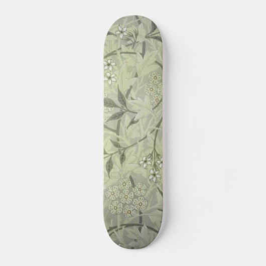 William Morris Jasmine Blume Wallpaper Art Skateboard (Vorderseite)