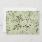 William Morris Jasmine Botanical Einladung (Vorderseite)