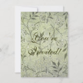 William Morris Jasmine Botanical Einladung (Vorderseite)