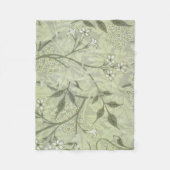 William Morris Jasmine Botanical Fleecedecke (Vorderseite)