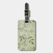 William Morris Jasmine Botanical Gepäckanhänger (Vorderseite vertikal)