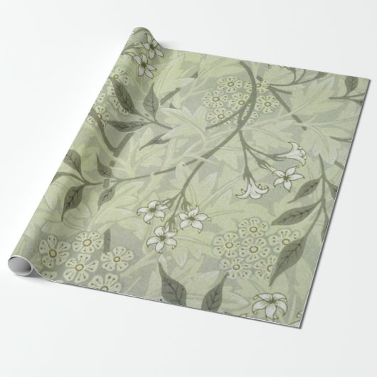 William Morris Jasmine Botanical Geschenkpapier (Ungerollt)