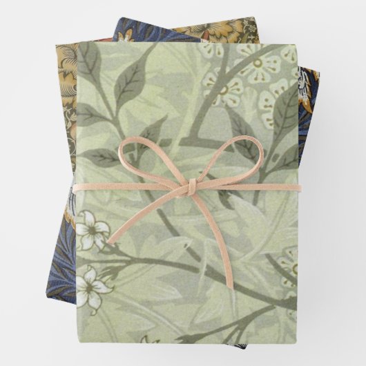 William Morris Jasmine Botanical Geschenkpapier Set (Beispiel)
