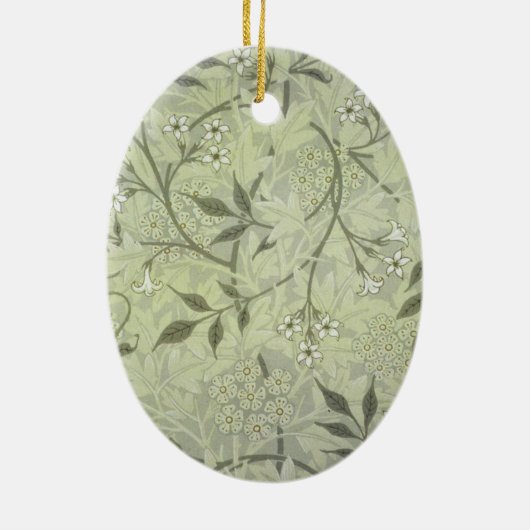 William Morris Jasmine Botanical Keramikornament (Hinten)