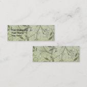 William Morris Jasmine Botanical Mini Visitenkarte (Vorne/Hinten)