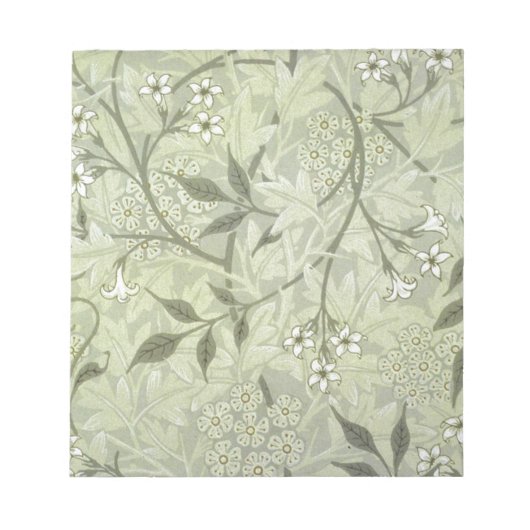 William Morris Jasmine Botanical Notizblock (Vorderseite)