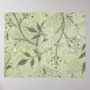 William Morris Jasmine Botanical Poster