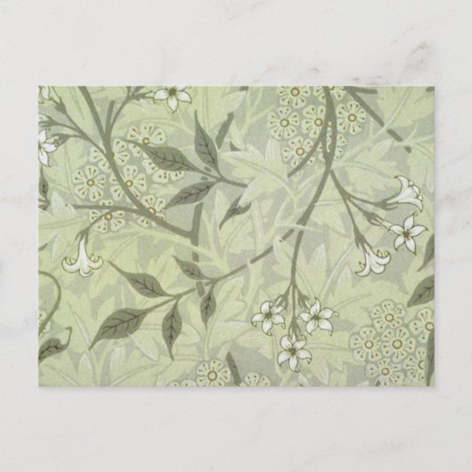 William Morris Jasmine Botanical Postkarte (Vorderseite)