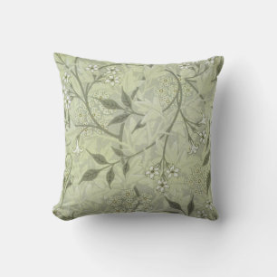 William Morris Jasmine Botanische Vintage Antik Kissen