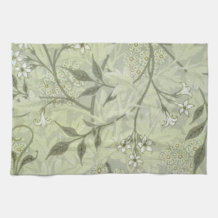 William Morris Jasmine Botanische Vintage Antik Küchentuch