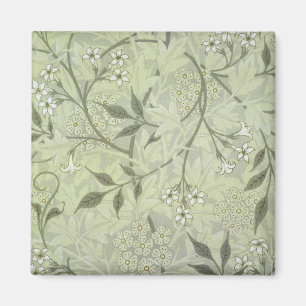 William Morris Jasmine Botanische Vintage Antik Magnet
