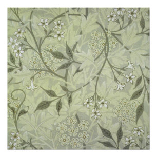 William Morris Jasmine Botanische Vintage Antik Poster