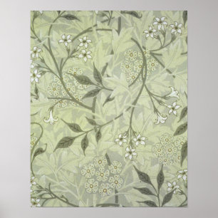 William Morris Jasmine Botanische Vintage Antik Poster