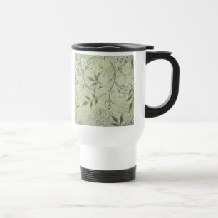 William Morris Jasmine Botanische Vintage Antik Reisebecher