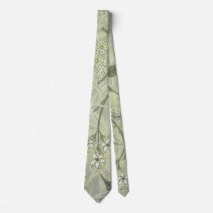 William Morris Jasmine Botanische Vintage Antiquit Krawatte
