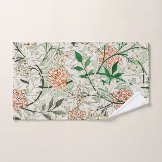 William Morris Jasmine Garden Blume Classic Badhandtuch Set (Handtuch)
