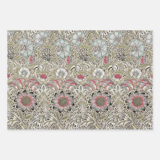 William Morris Jasmine Garden Blume Classic Geschenkpapier Set (Vorderseite 3)