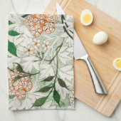 William Morris Jasmine Garden Blume Classic Geschirrtuch (Viertel Falte)