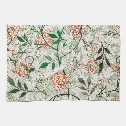 William Morris Jasmine Garden Blume Classic Geschirrtuch (Horizontal)