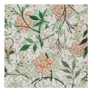 William Morris Jasmine Garden Blume Classic Künstlicher Leinwanddruck