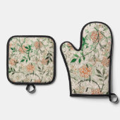William Morris Jasmine Garden Blume Classic Ofenhandschuh & Topflappen-Set (Vorderseite)