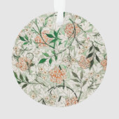William Morris Jasmine Garden Blume Classic Ornament (Rückseite)