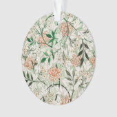 William Morris Jasmine Garden Blume Classic Ornament (Vorderseite)