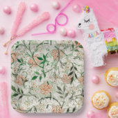 William Morris Jasmine Garden Blume Classic Pappteller (Party)