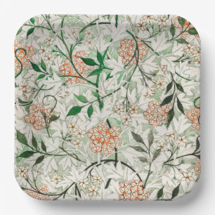 William Morris Jasmine Garden Blume Classic Pappteller