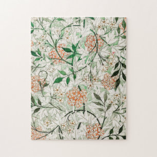 William Morris Jasmine Garden Blume Classic Puzzle
