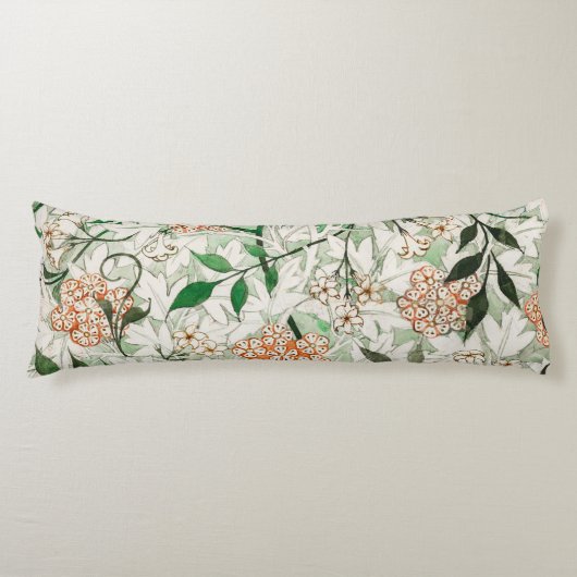 William Morris Jasmine Garden Blume Classic Seitenschläferkissen (Vorderseite)