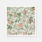 William Morris Jasmine Garden Blume Classic Serviette (Vorderseite)