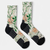 William Morris Jasmine Garden Blume Classic Socken (Rechts)