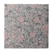 William * Morris Jasmine Pink und Grau Fliese (Vorderseite)