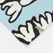 William Morris Jasmine und Blätter Pattern Fleecedecke (Ecke)