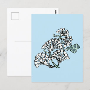 William Morris Jasmine und Blätter Pattern Postkarte