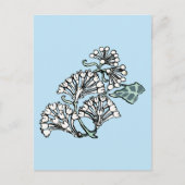 William Morris Jasmine und Blätter Pattern Postkarte (Vorderseite)