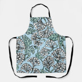 William Morris Jasmine und Blätter Pattern Schürze (Vorderseite)