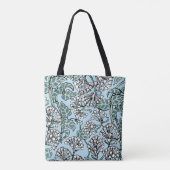 William Morris Jasmine und Blätter Pattern Tasche (Rückseite)