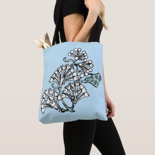 William Morris Jasmine und Blätter Pattern Tasche