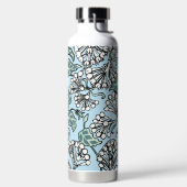 William Morris Jasmine und Blätter Pattern Trinkflasche (links)
