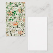 William Morris Jasmine Visitenkarte (Vorne/Hinten)
