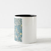 William Morris, Jugendstil, Algen, Blau, Zweifarbige Tasse (Mittel)