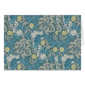 William Morris, Jugendstil-Muster, Algen, Blau,f (Vorderseite (Horizontal))