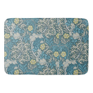 William Morris, Jugendstil-Muster, Algen, Blau, f Badematte