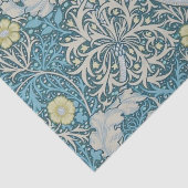 William Morris, Jugendstil-Muster, Algen, Blau, f Seidenpapier (Ausschnitt)